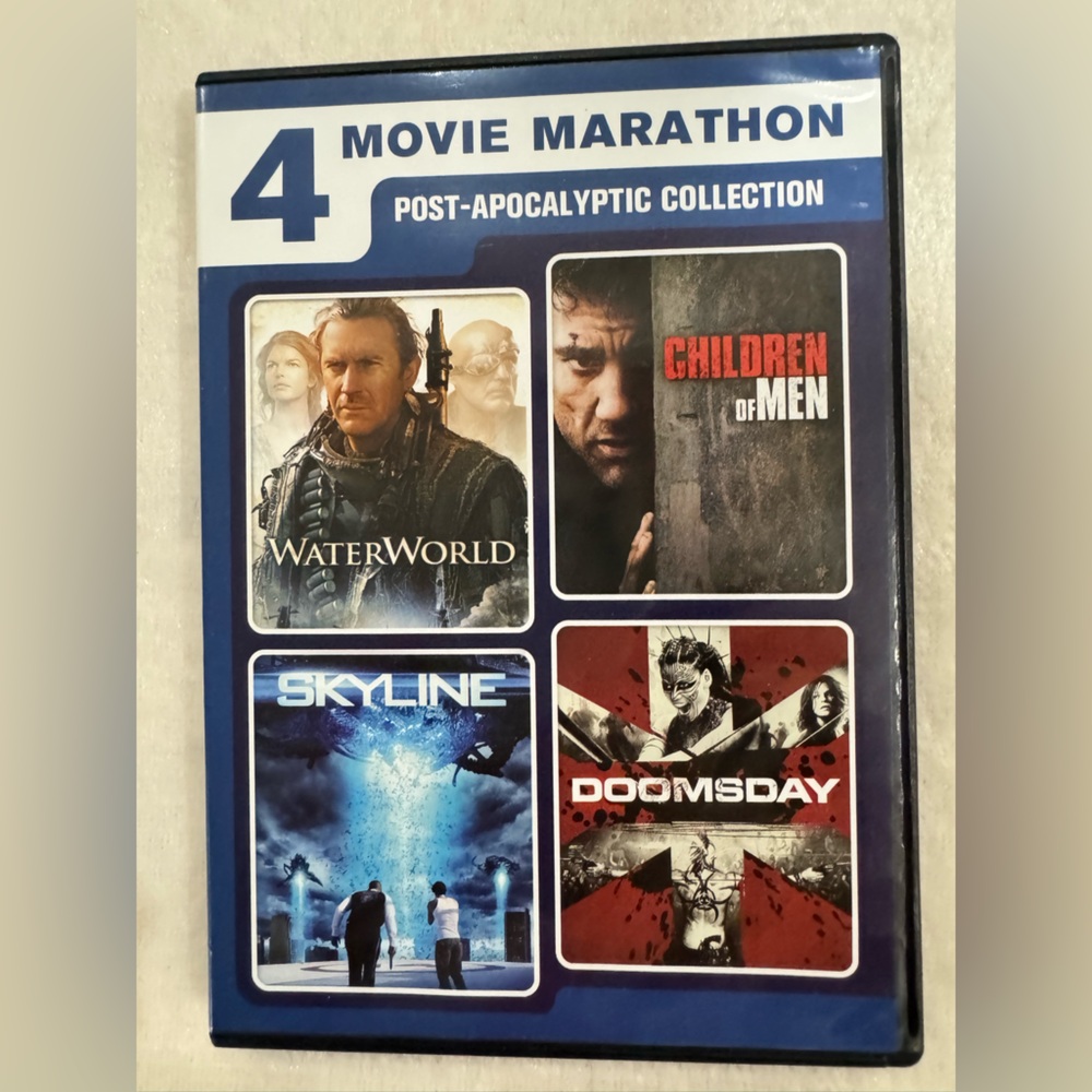 Waterworld, Children of Men, Skyline, Doomsday Post-Apocalyptic Collection‎ DVD